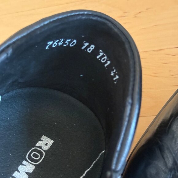 SIZE 10 41 Romika Cassie 50 Womens Black Leather Mary Jane Shoes - Picture 9 of 11